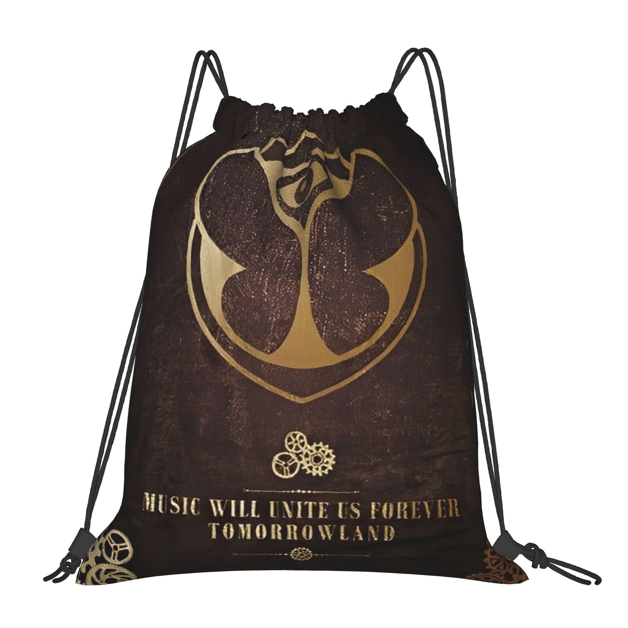 Drawstring Gym Bag - กระเป๋าเชือกรูดทอมอร์โมลด์แลนด์สกระเป๋าเป้สะพายหลังสำหรับเล่นกีฬา กระเป๋าใส่ของสำหรับออกกำลังกาย กระเป๋าเชือกกันน้ำสำหรับออกกำลังกาย