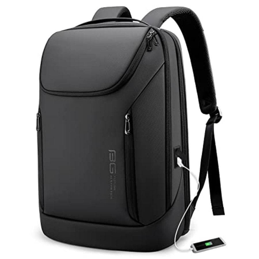 Laptop Backpack 15.6 - กระเป๋าเป้ธุรกิจอัจฉริยะ กันน้ำ ใส่แล็ปท็อปขนาด 15.6 นิ้ว พร้อมพอร์ตชาร์จ