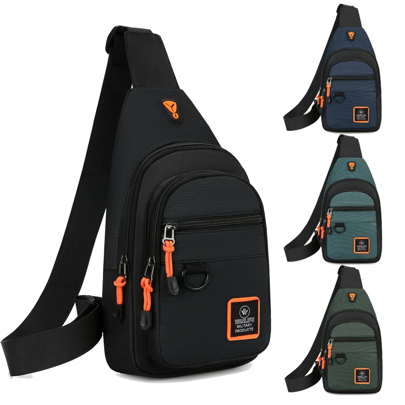 Hiking Backpack Waterproof - กระเป๋าคาดอกผู้ชายรุ่นใหม่ กระเป๋าสะพายไหล่สำหรับกิจกรรมกลางแจ้ง เดินป่า ปั่นจักรยาน กันน้ำ กระเป๋าสะพายข้างสำหรับกีฬา