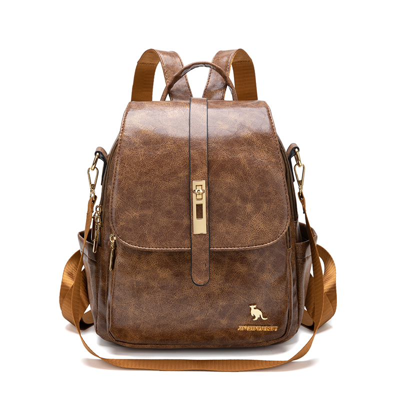Leather Backpack Vintage - กระเป๋าเป้สะพายหลังสำหรับผู้หญิงแนววิทยาลัยกระเป๋าสะพายหนังนิ่มดีไซน์เนอร์กระเป๋าวินเทจกระเป๋าเป้สะพายหลังเดินทางของผู้หญิงโรงเรียนกระเป๋าสำหรับเด็กผู้หญิงวัยรุ่นกระเป๋าสะพายไหล่
