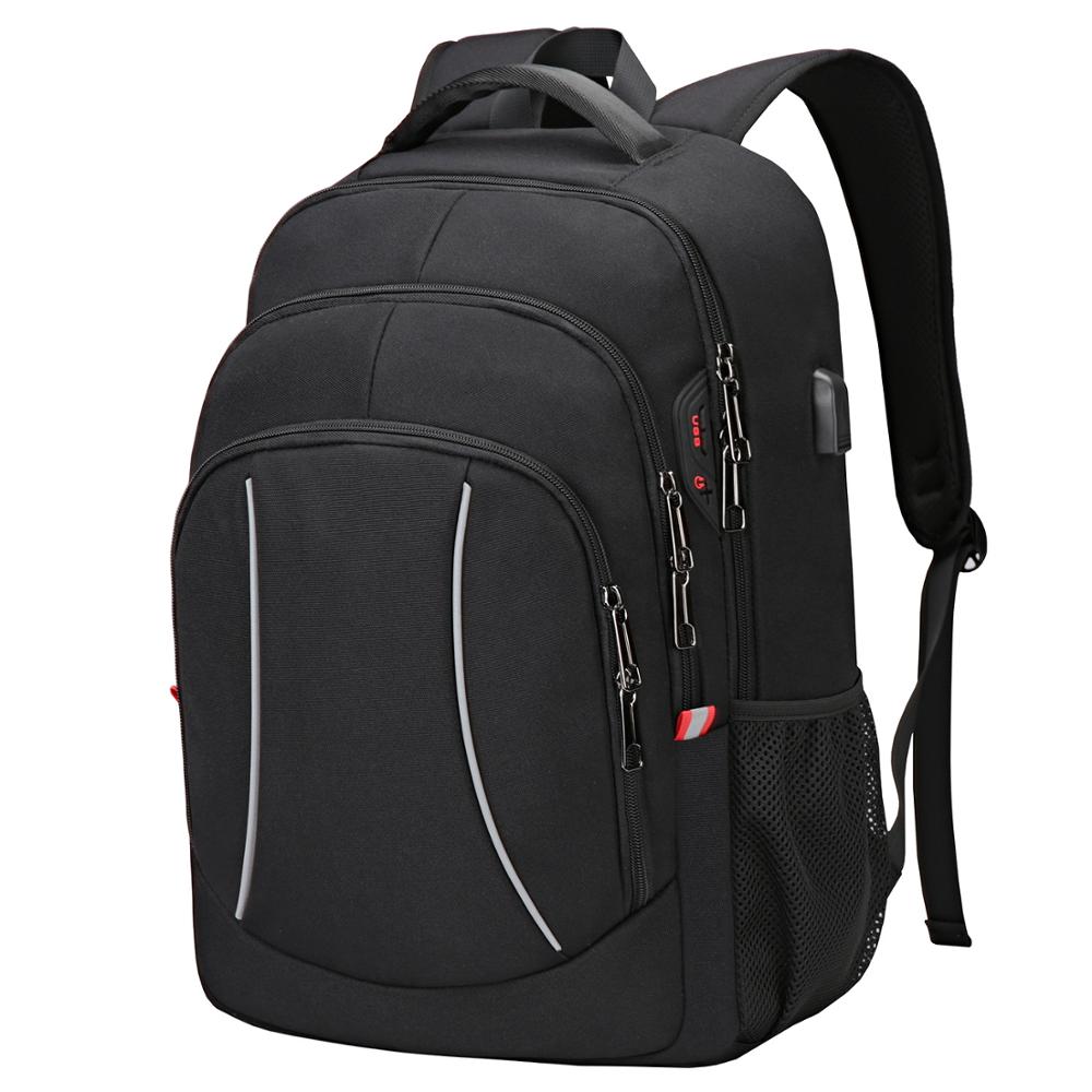 Travel Backpack Anti Theft - ผู้ชายมัลติฟังก์ชั่กระเป๋าเป้สะพายหลังแล็ปท็อป Anti-Theft Outdoor Office ทำงานกระเป๋าสำหรับ15.6นิ้วแล็ปท็อปกระเป๋าเป้สะพายหลัง