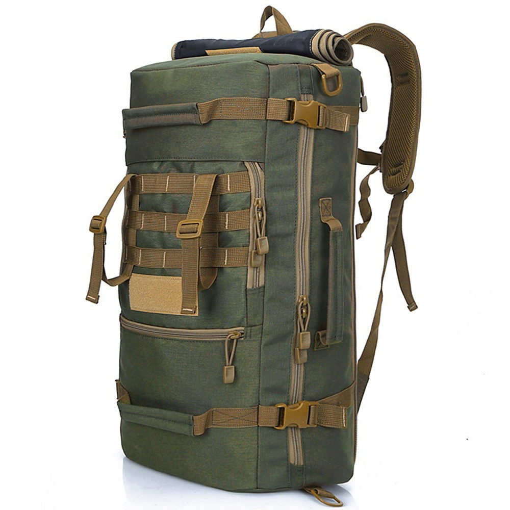 Urban Backpack Tactical - 50L ยุทธวิธีทหารกระเป๋าเป้สะพายหลังชายกลางแจ้ง 3 P Trekking Rucksack