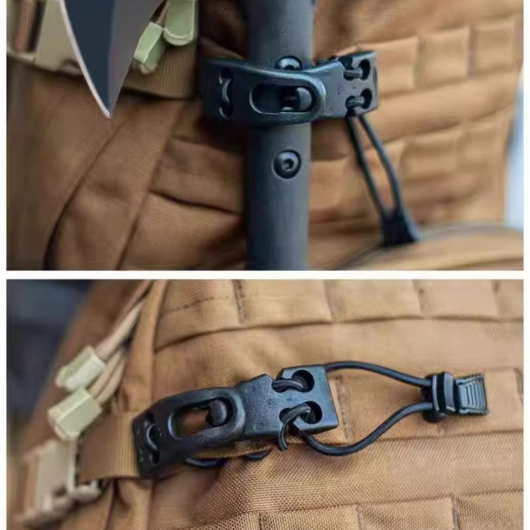 Backpack Insert Organizer - คลิปหนีบอเนกประสงค์แบบพกพา อุปกรณ์เสริมสำหรับกระเป๋าเป้กลางแจ้ง ทนทาน ใช้จัดระเบียบสำหรับการตั้งแคมป์ เดินป่า และการเดินทาง
