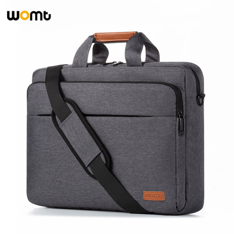 Laptop Backpack 15.6 - กระเป๋าแล็ปท็อป 15.6 นิ้ว Messenger กระเป๋าถือผู้ชายธุรกิจกระเป๋าเดินทางทํางานกระเป๋าเอกสารสําหรับ MacBook