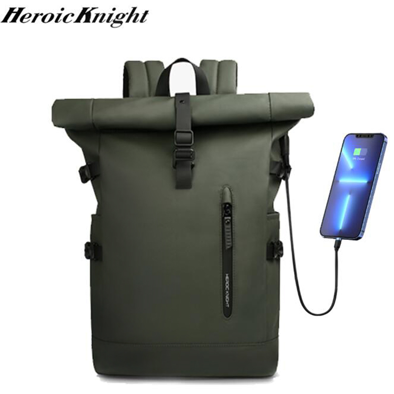 Laptop Backpack 15.6 - Heroic Knight กระเป๋าเป้สะพายหลังผู้ชาย Outdoors Travel Rollup