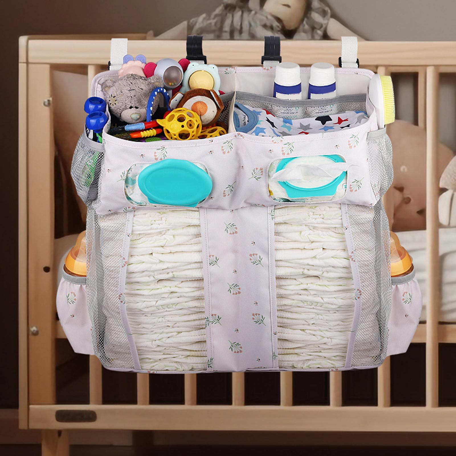 Backpack Diaper Bag - แขวนเปลเด็กกระเป๋าทารก Essentiales ผ้าอ้อมผ้าอ้อมสําหรับขวดนมผ้าเช็ดทําความสะอาด Bib Cribs เนอสเซอรี่กระเป๋า