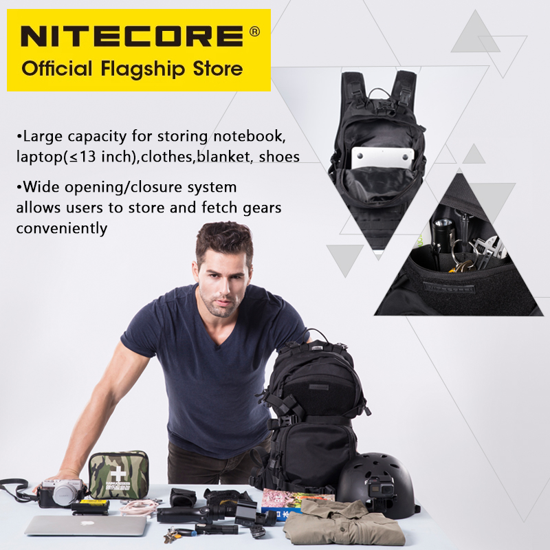 NITECORE BP20 20L กระเป๋าเป้สะ - Rucksack Military Style บทวิจารณ์และราคา