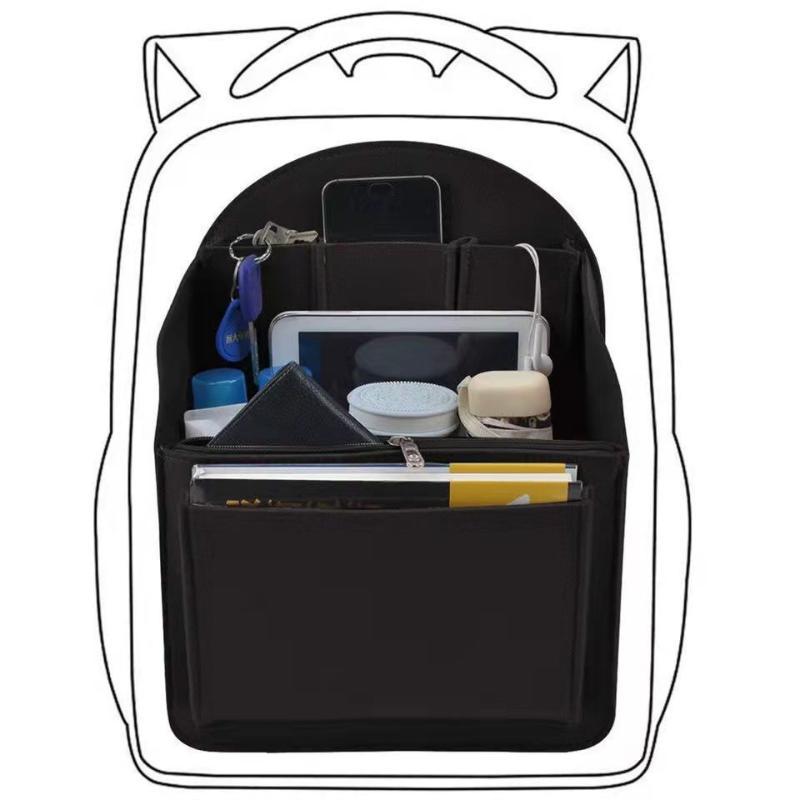 กระเป๋าจัดระเบียบแบบสักหลาดสำห - Backpack Insert Organizer บทวิจารณ์และราคา