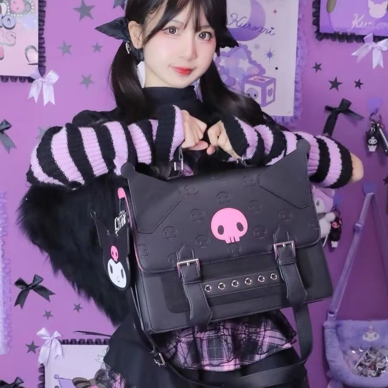 กระเป๋าครอสบอดี้ Kuromi รุ่นให - School Backpack Teen บทวิจารณ์และราคา