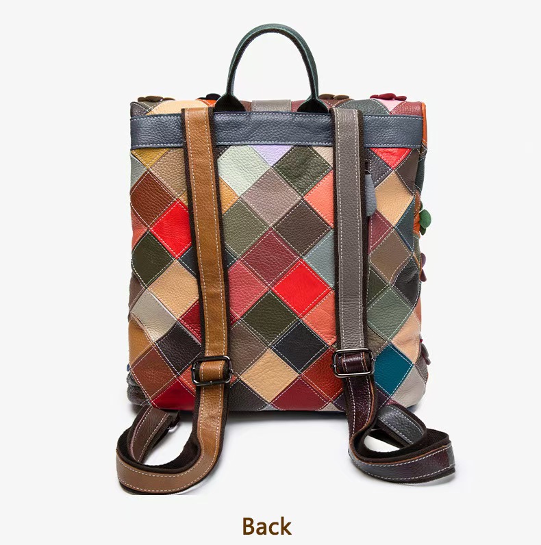 กระเป๋าเป้สะพายหลังหนังแท้สไตล - Fashion Backpack Women บทวิจารณ์และราคา