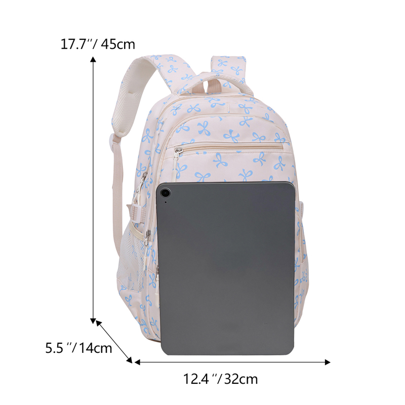 กระเป๋าเป้ลายโบว์น่ารัก 3 ชิ้น - Sling Backpack Shoulder บทวิจารณ์และราคา