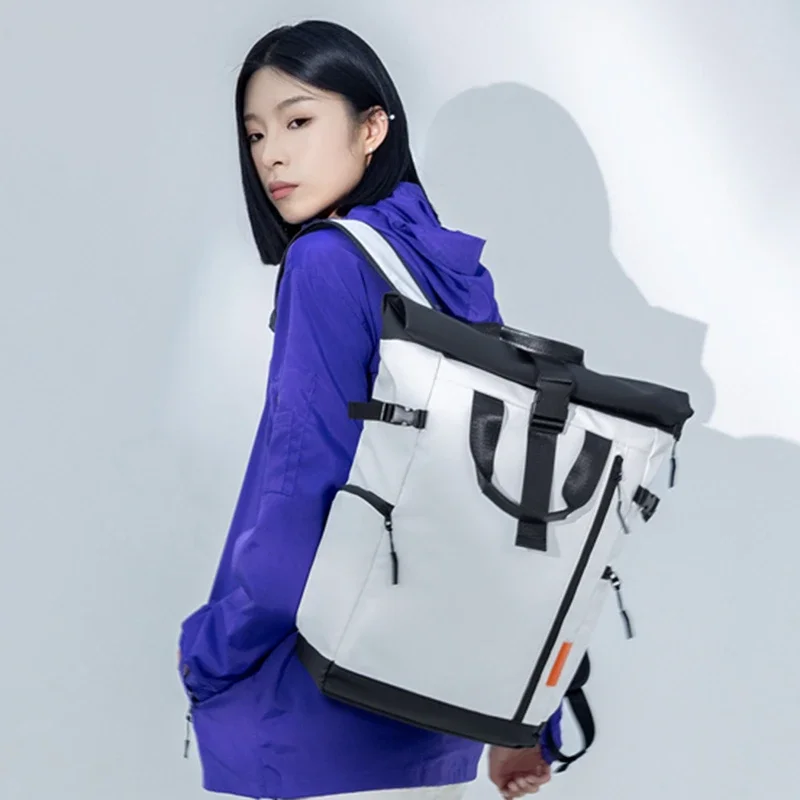 กระเป๋าเป้สะพายหลังกันน้ำขนาดใ - Canvas Backpack Casual บทวิจารณ์และราคา