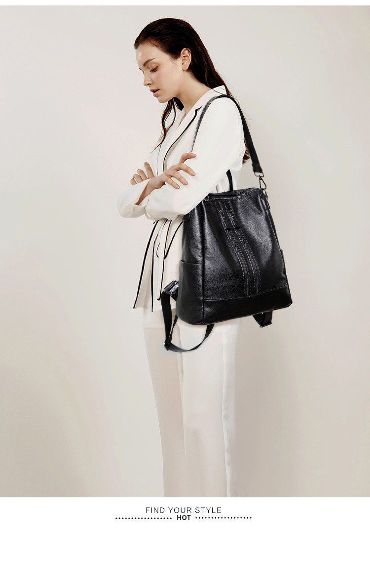 กระเป๋าเป้สะพายหลังหนังนิ่มสำห - Mini Backpack Purse บทวิจารณ์และราคา