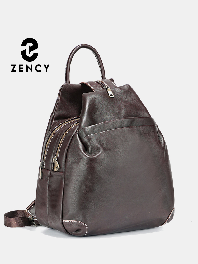 Zency ของแท้หนังผู้หญิงกระเป๋า - Travel Backpack Anti Theft บทวิจารณ์และราคา