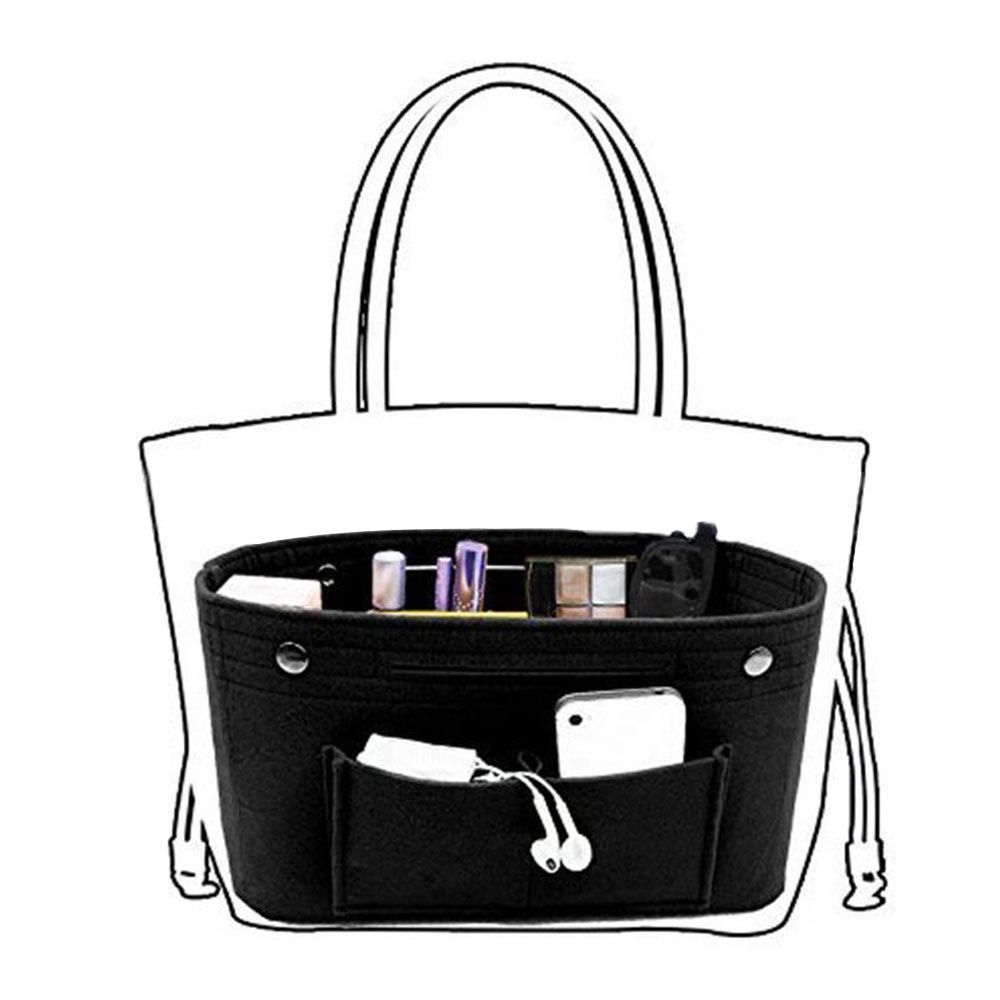 กระเป๋าถือผ้าสักหลาดอ่อนแบบพกพ - Backpack Insert Organizer บทวิจารณ์และราคา
