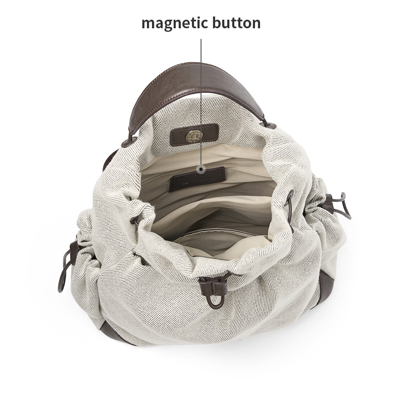 LA FESTIN กระเป๋าเป้สะพายหลังแ - Canvas Backpack Casual บทวิจารณ์และราคา
