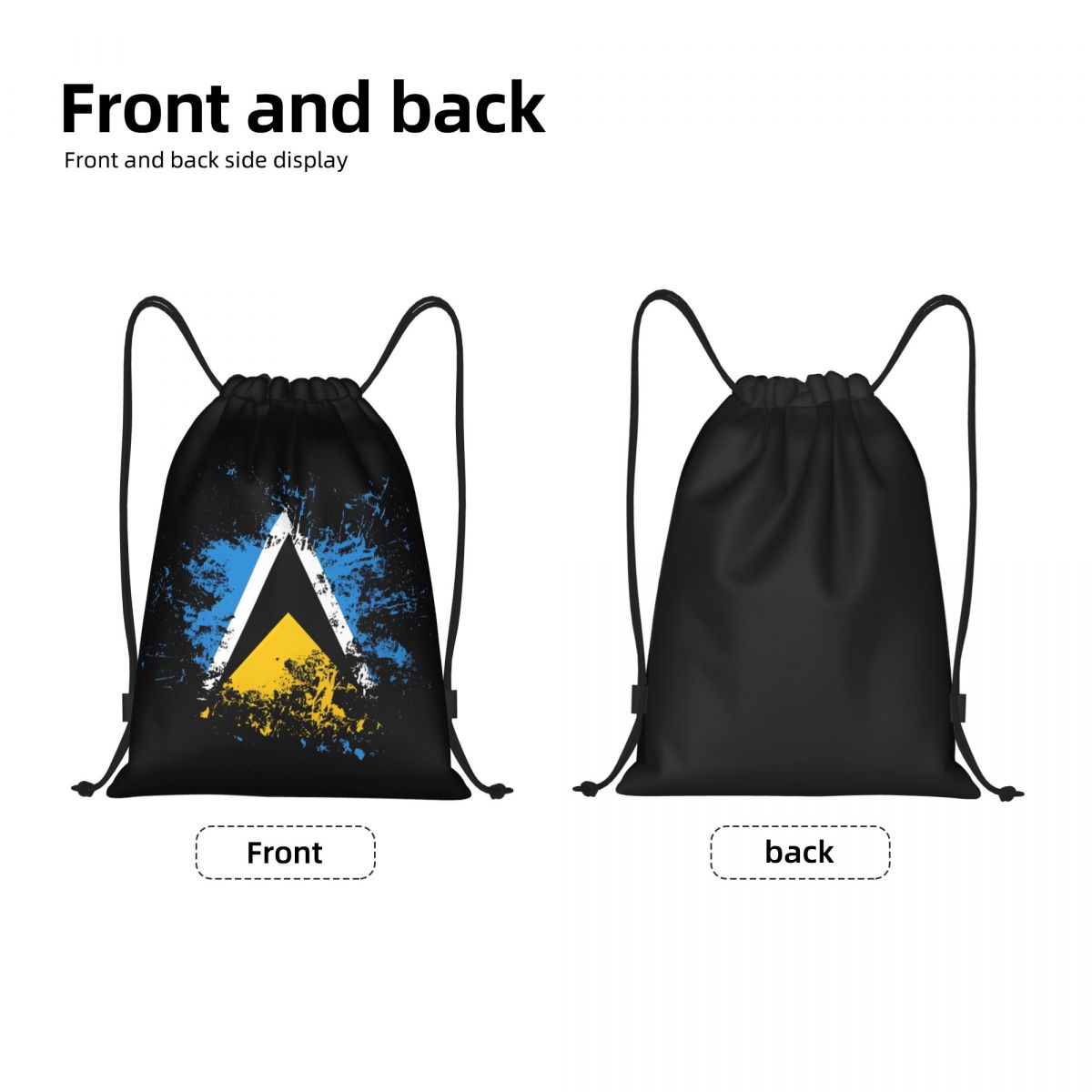 เซนต์ลูเซียธงชาติประเทศ กระเป๋ - Drawstring Gym Bag บทวิจารณ์และราคา