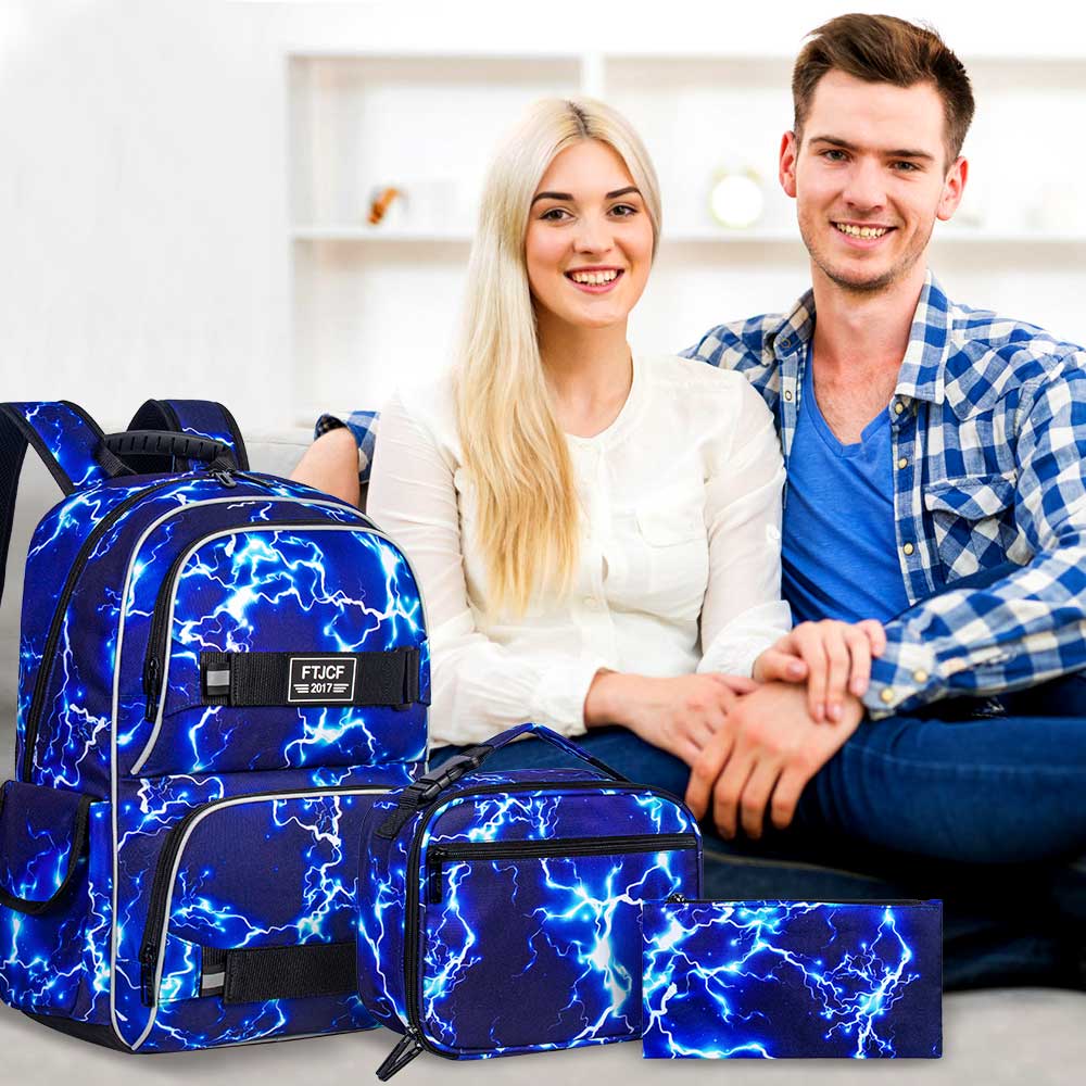 3 ชิ้นกระเป๋าเป้สะพายหลังเด็กช - School Backpack Teen บทวิจารณ์และราคา