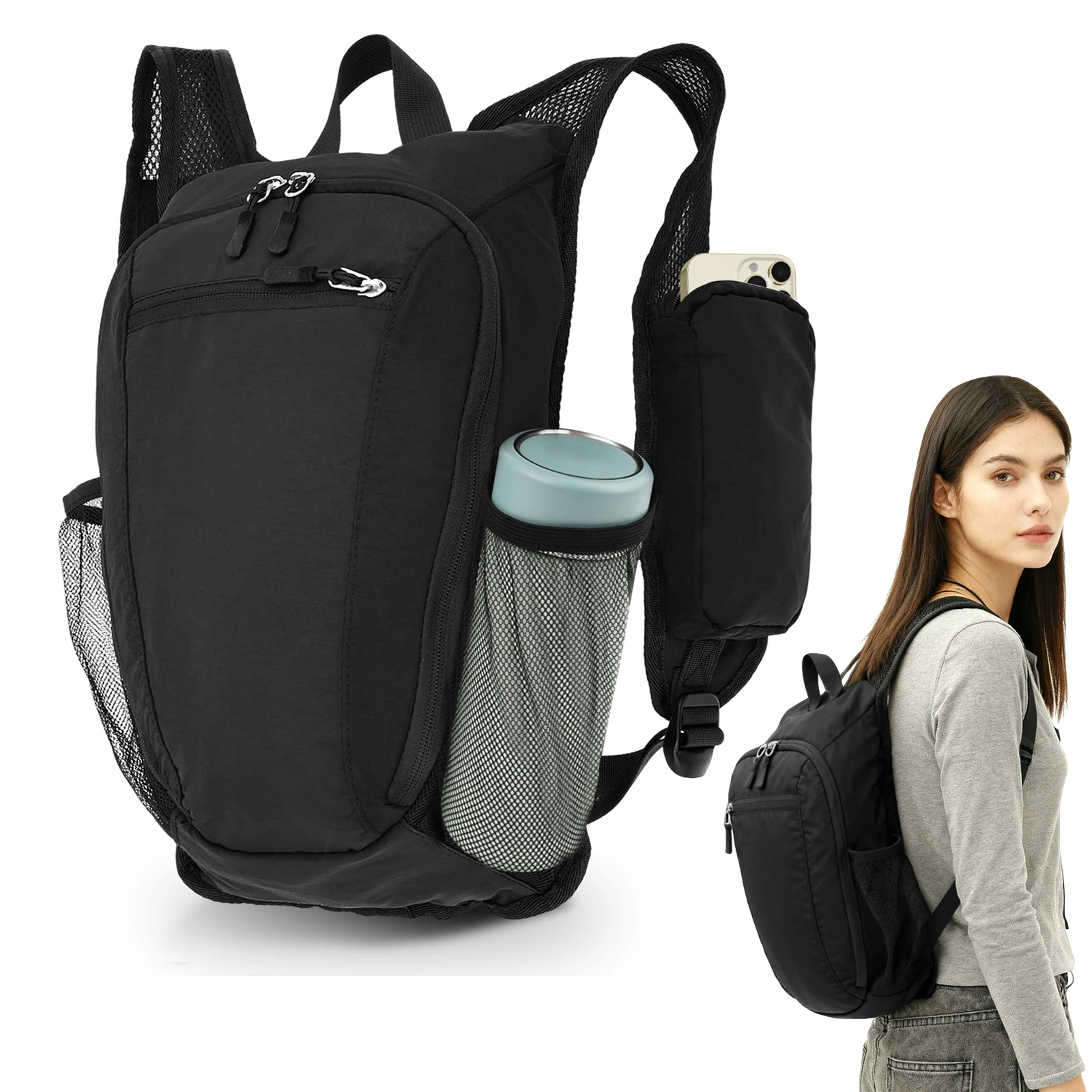 กระเป๋าเป้เดินป่าขนาดเล็ก 10 ล - Foldable Backpack Small บทวิจารณ์และราคา