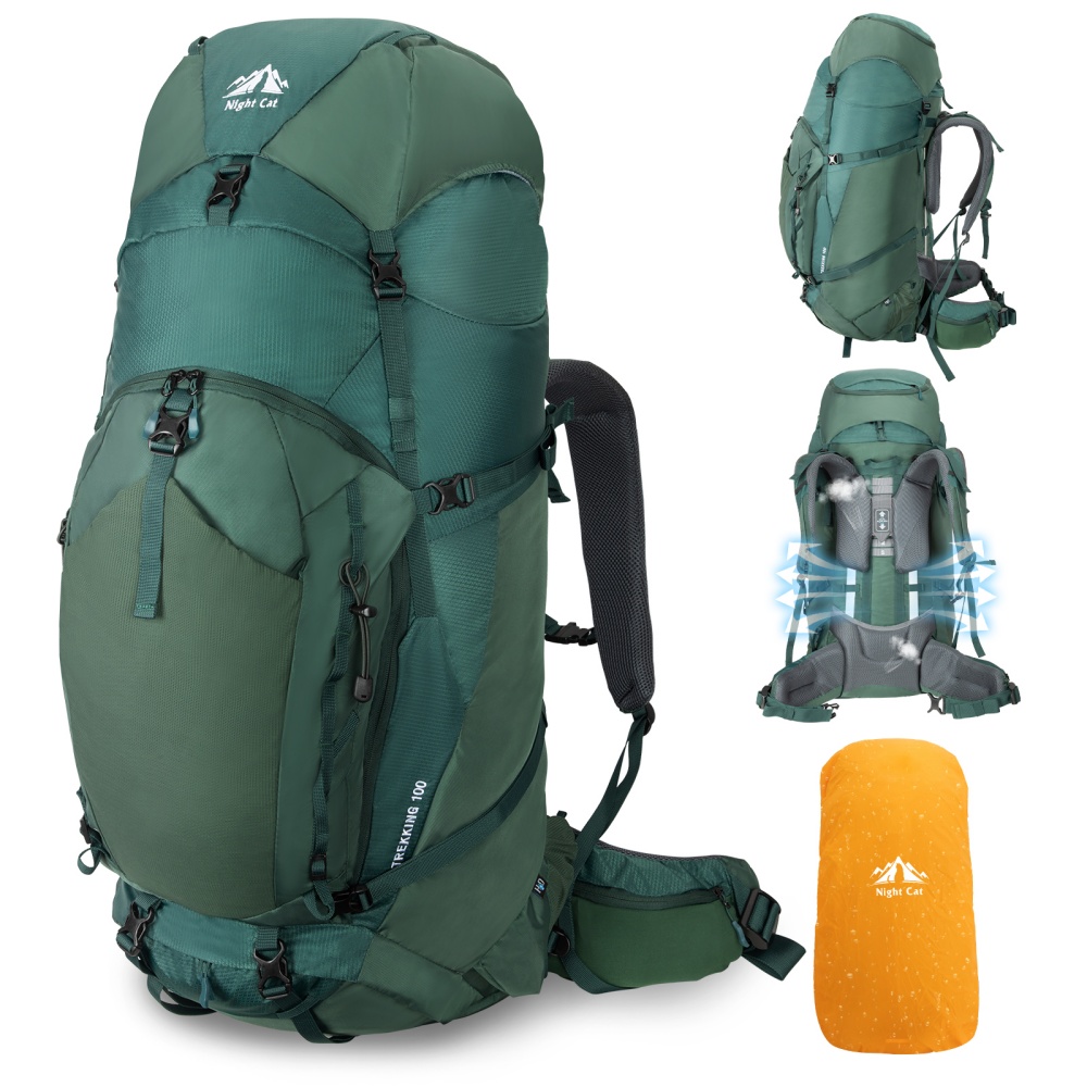 กระเป๋าเป้เดินป่าแบบ Internal- - Rain Cover Backpack บทวิจารณ์และราคา