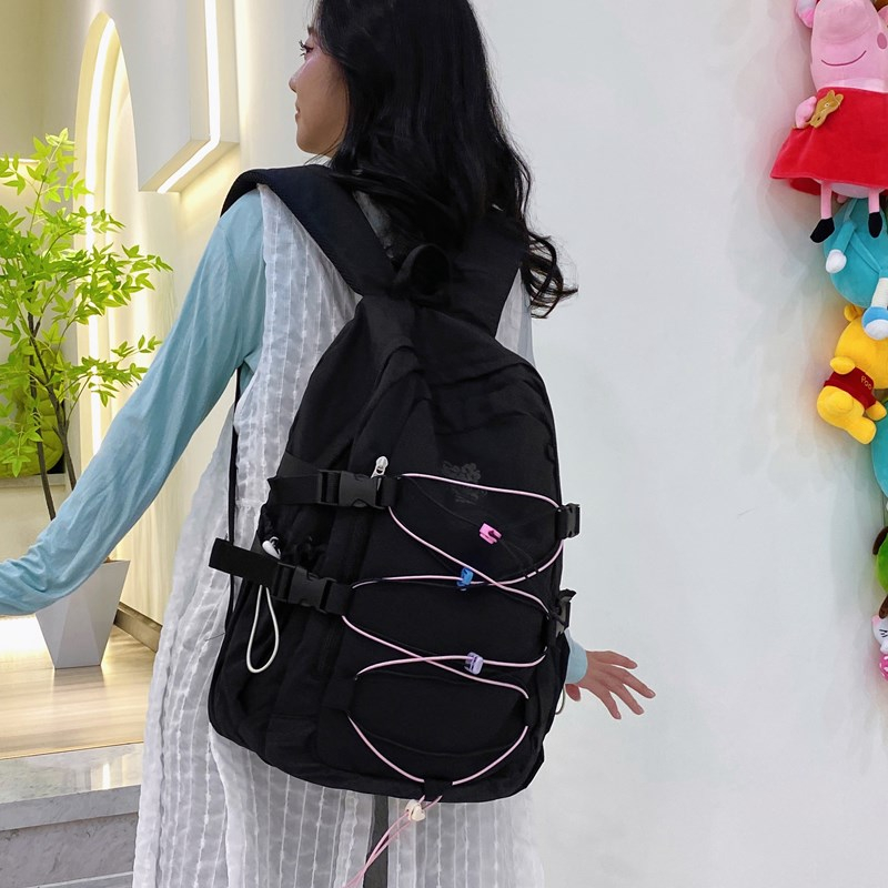 LEFTSIDE กระเป๋าเป้สะพายหลังไน - School Backpack Teen บทวิจารณ์และราคา