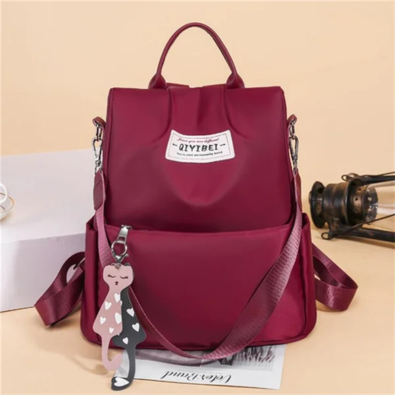 กระเป๋าเป้ผู้หญิงกันน้ำอ็อกซ์ฟ - Travel Backpack Anti Theft บทวิจารณ์และราคา